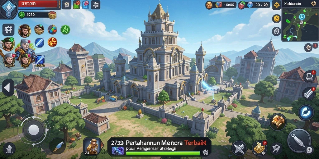 Gameplay seru di Tower Defense dengan berbagai menara dan musuh.