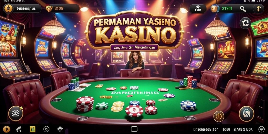 Tampilan menarik dari gameplay Kasino di 3178.