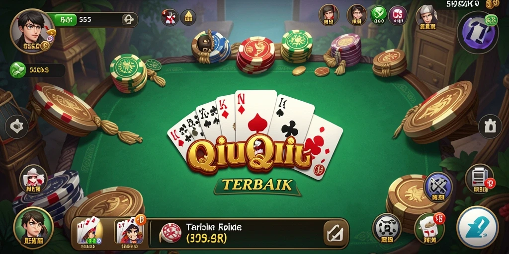 Tangkapan layar dari gameplay seru QiuQiu di 555ZK.