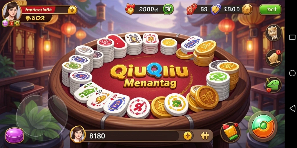 Tampilan gameplay seru QiuQiu di 8180.