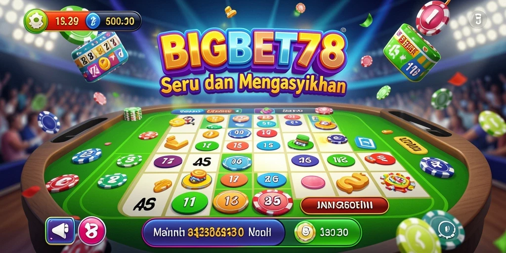Tampilan gameplay seru dari BIGBET78 Bingo.