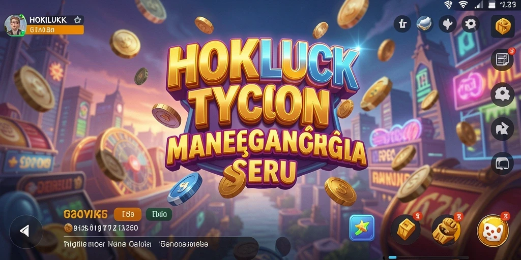 Screenshot HOKILUCK menunjukkan gameplay seru dan strategi Tycoon.