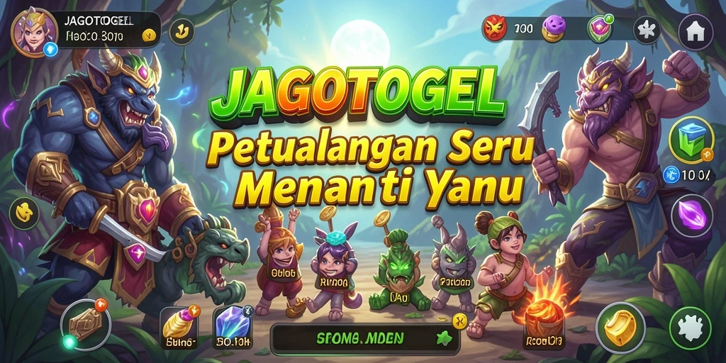 Tampilan gameplay JAGOTOGEL yang menampilkan aksi seru di dunia petualangan.