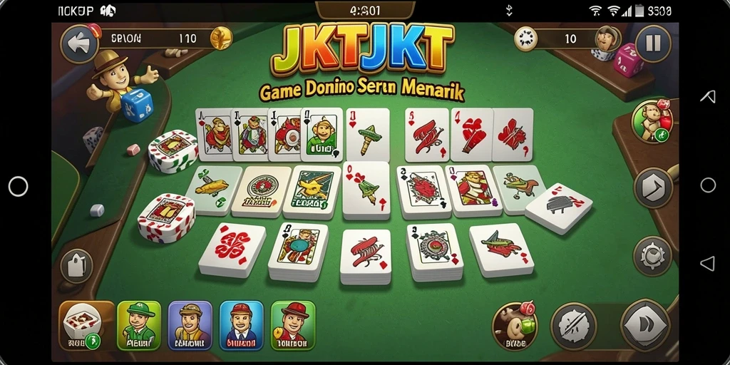 Gameplay seru dalam JKTJKT, mengajak Anda berkompetisi dengan pemain lain.
