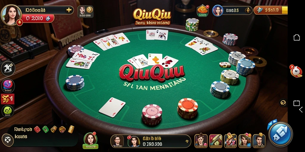 Screenshot gameplay QiuQiu yang penuh aksi dan keseruan.