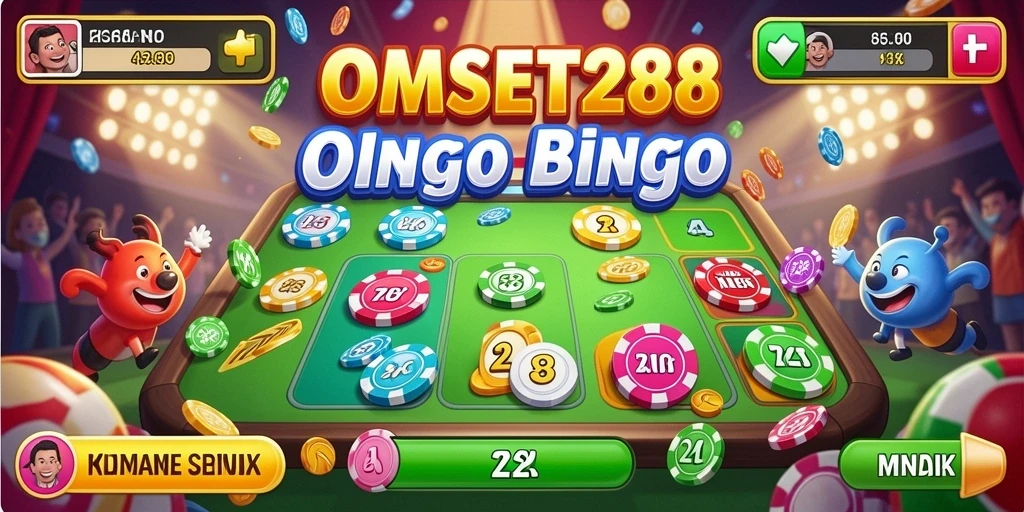 Screenshot gameplay Bingo OMSET288 yang menampilkan aksi seru dan interaksi antar pemain.
