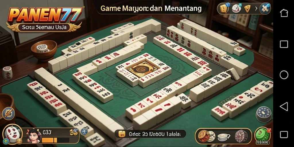 Tampilan gameplay PANEN77 yang menantang dan seru.